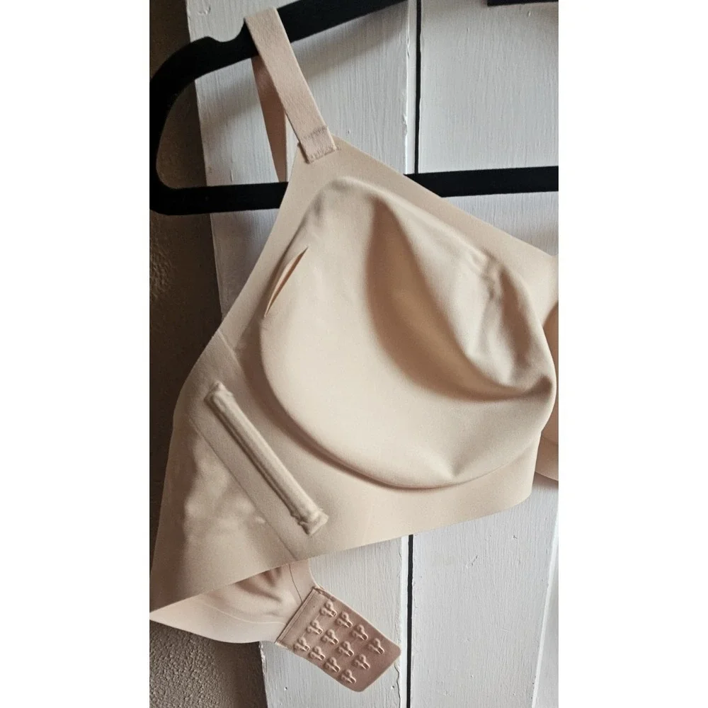 HONEY LOVE nude silhouette bra molded cups seamless wireless L